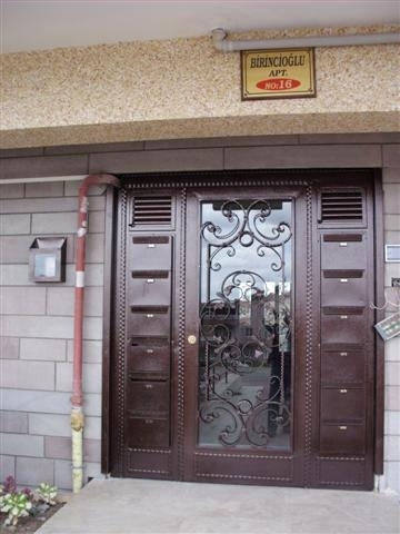 Ferforje lüx Apartman Kapısı 0009
